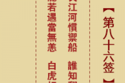 诸葛神签 第86签