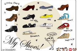 梦见各种各样的鞋子