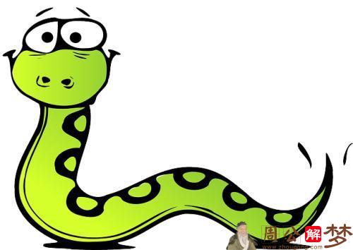 梦到彩色偏绿的眼睛王蛇